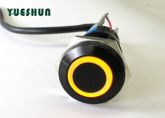 คุณภาพ  16mm Push Button Switch LED Illuminated , Automotive Push Button Switches โรงงาน