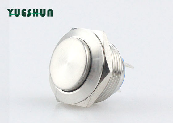 คุณภาพ  IP65 19mm Metal Push Button Switch , Micro Momentary Push Button Switch High Head โรงงาน