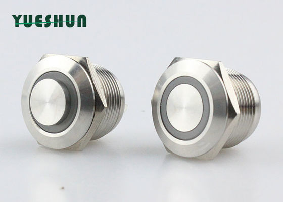 คุณภาพ  Waterproof Momentary Push Button Switch Normally Closed Open 19mm Panel Mounting โรงงาน
