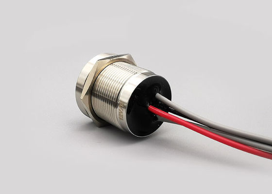 12mm 316L สแตนเลส Piezo Switch 4 ขา Terminal